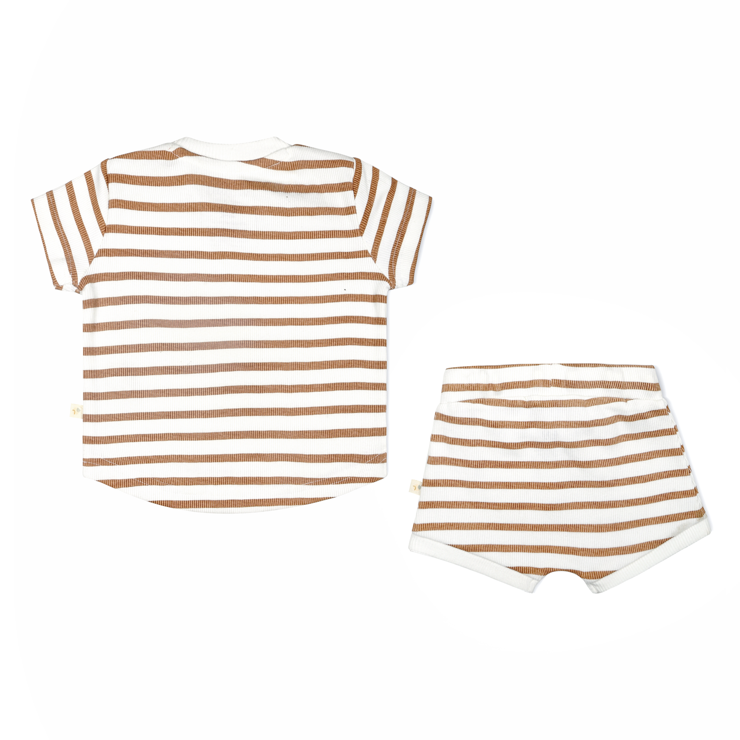 Stripe Tee and Shorties Set