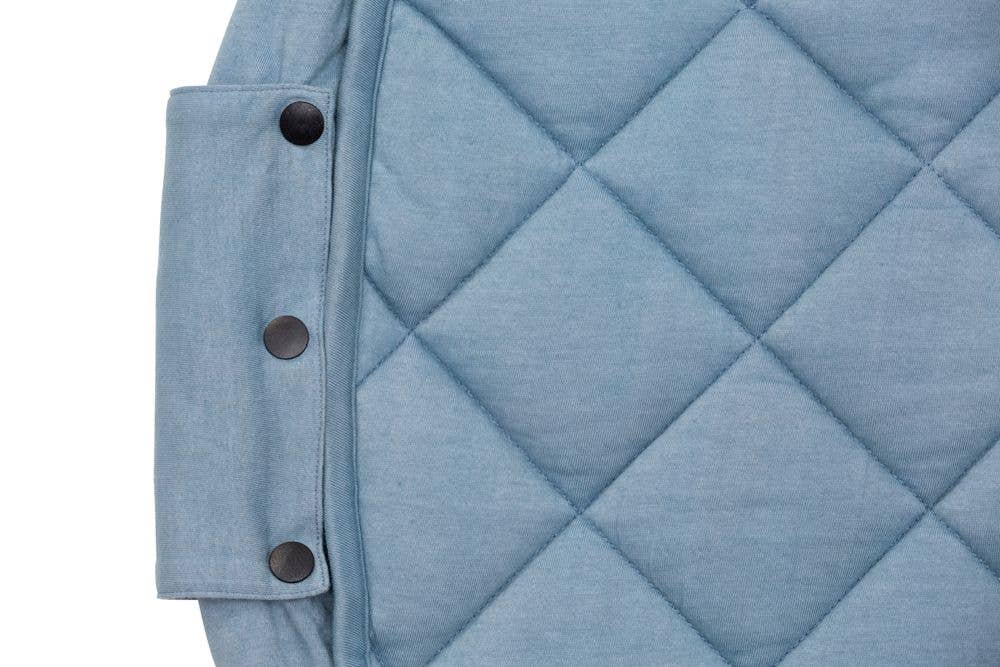 Dusty Blue organic babymat