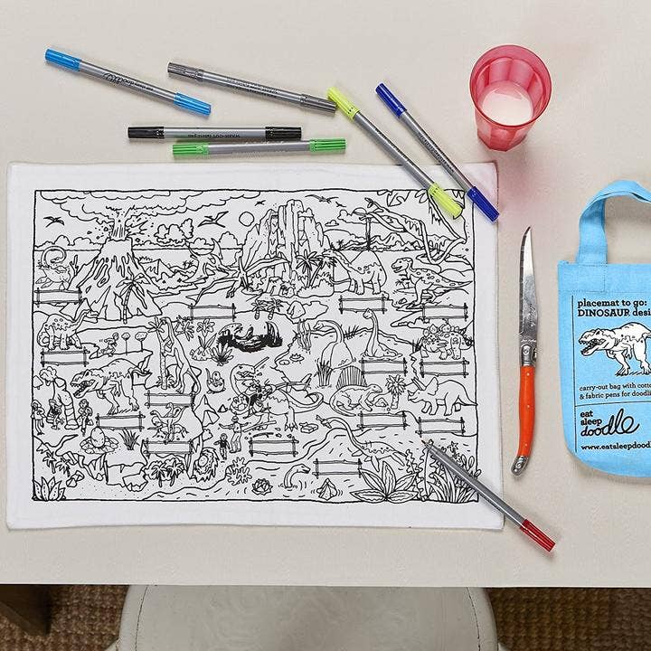 Dinosaur Placemat to Go