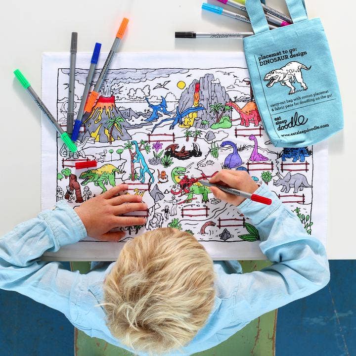 Dinosaur Placemat to Go