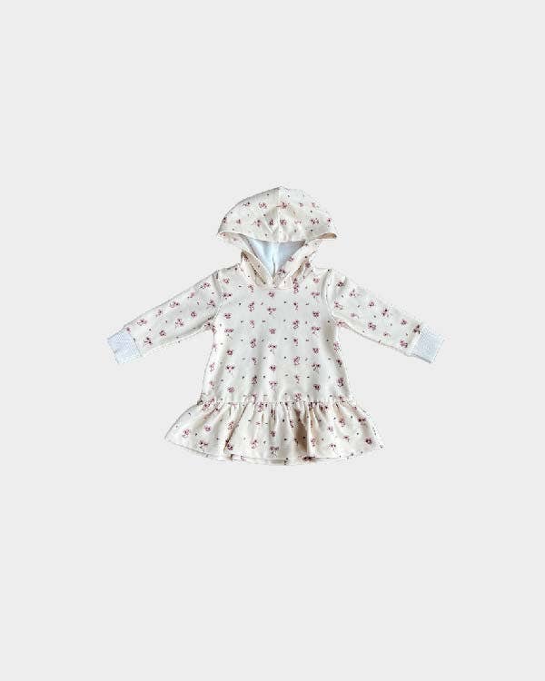 Mini floral Fleece Peplum top