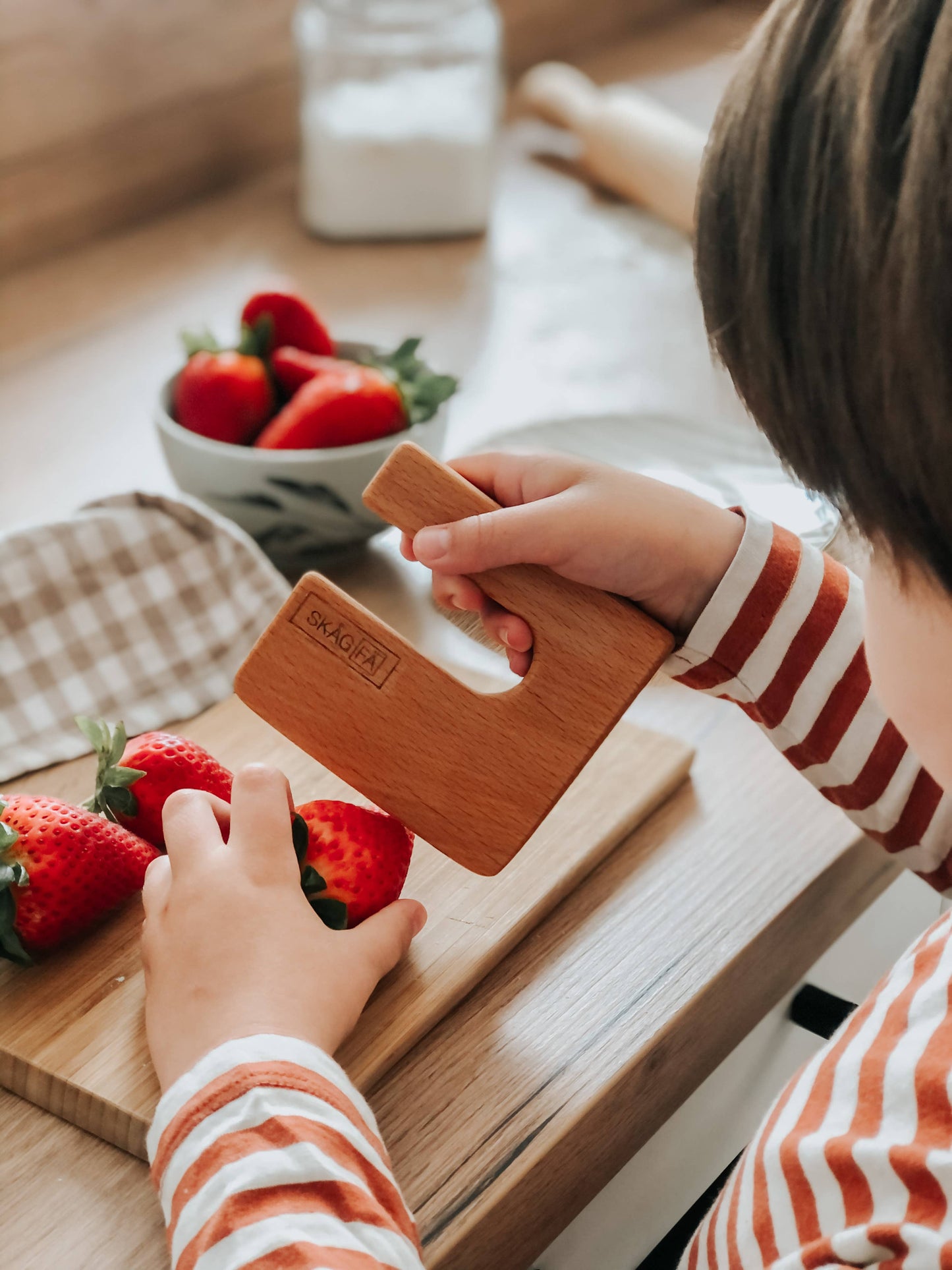 Kids wooden knife