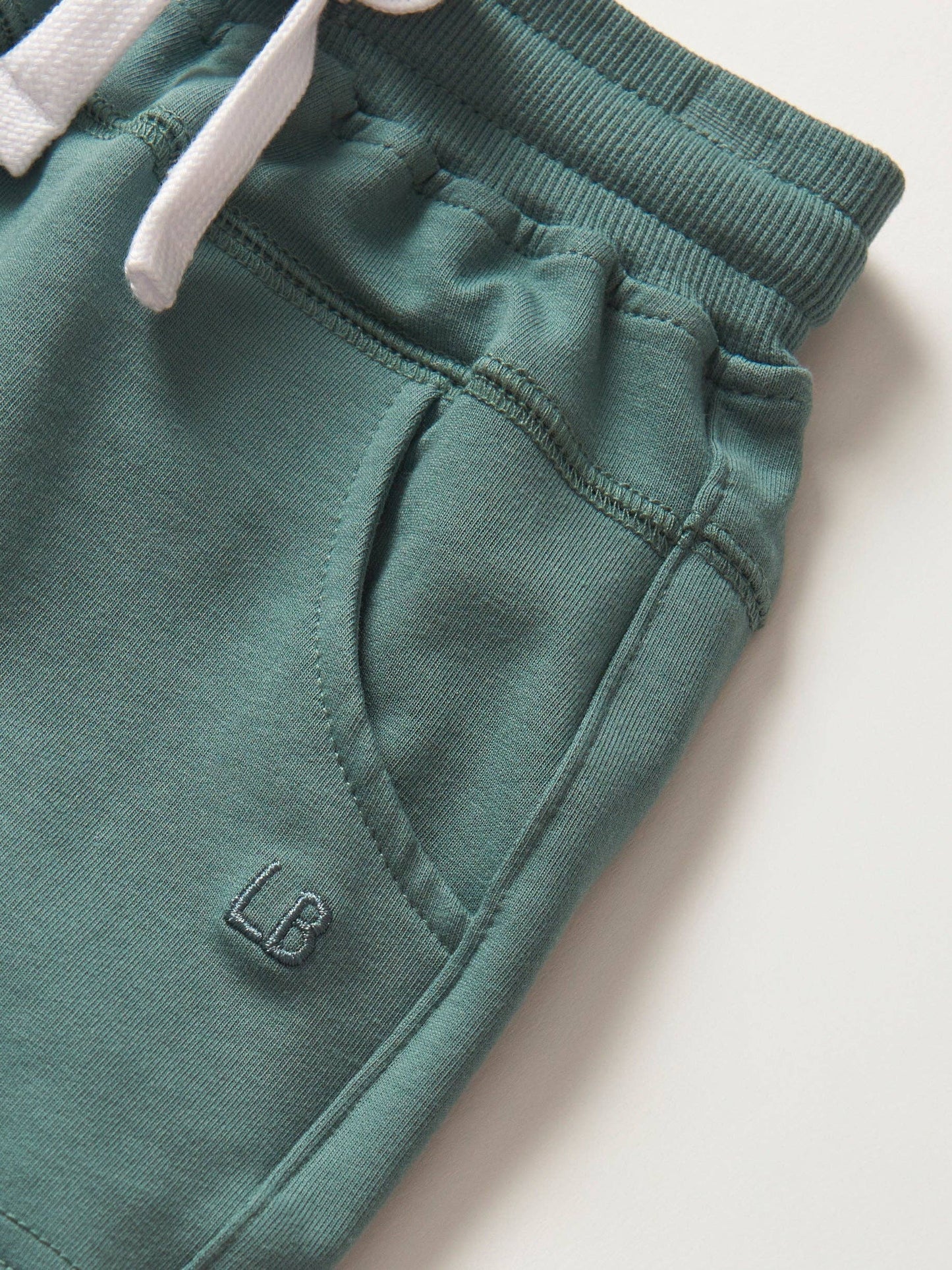 Raw Edge Harem Short - Teal