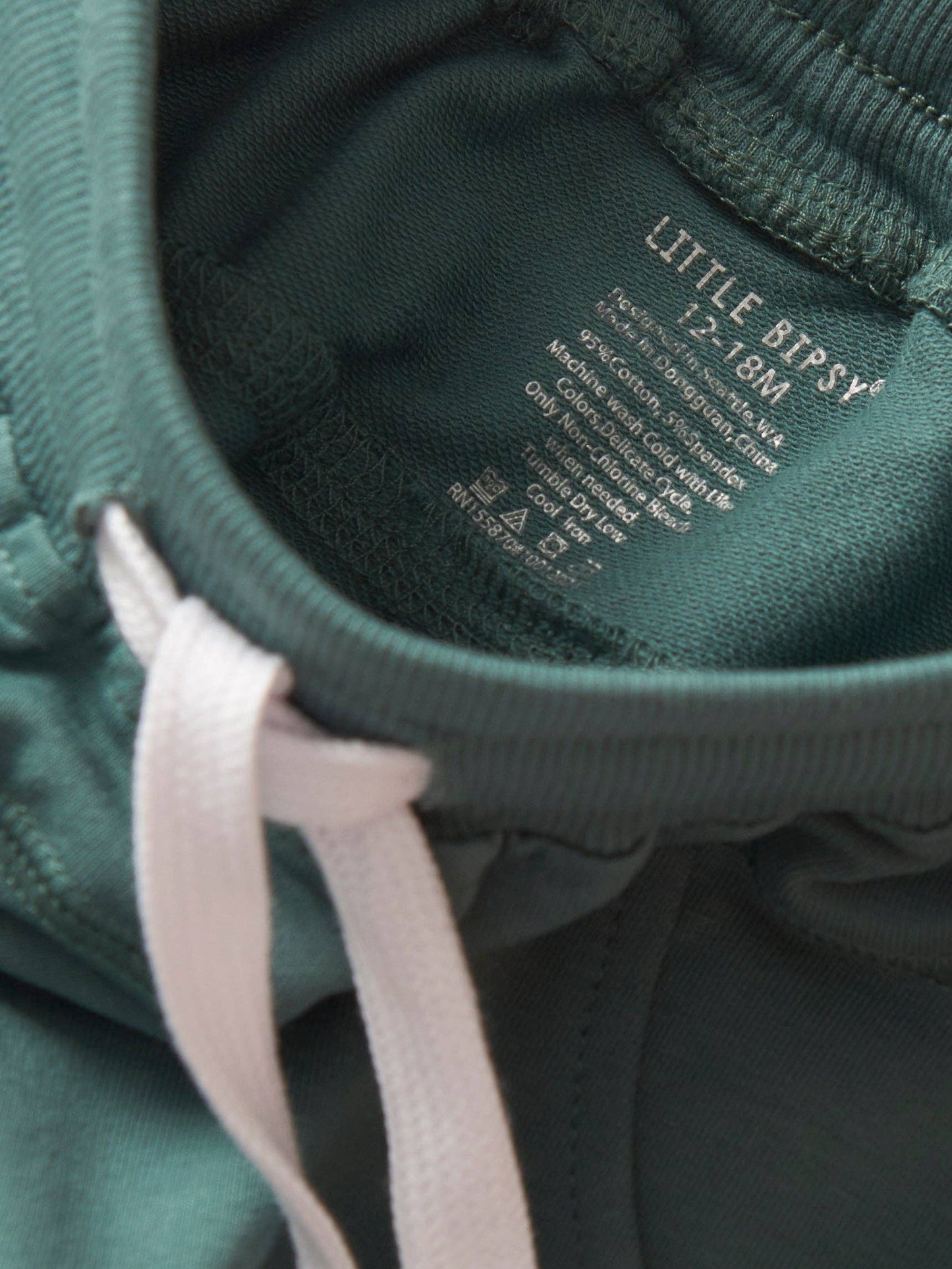 Raw Edge Harem Short - Teal