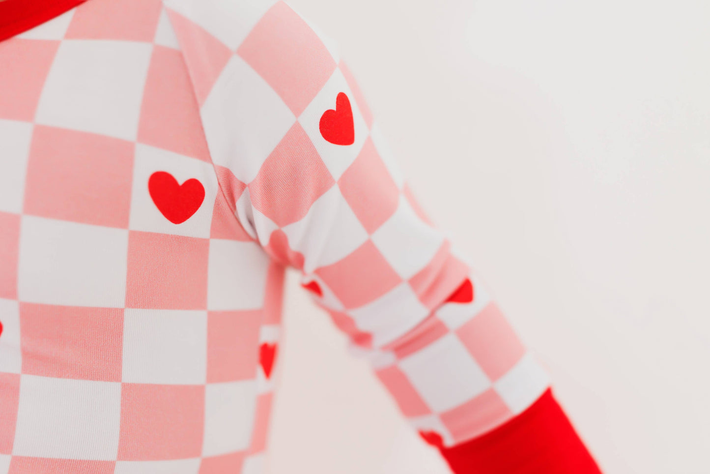 Checkered Heart Pajamas