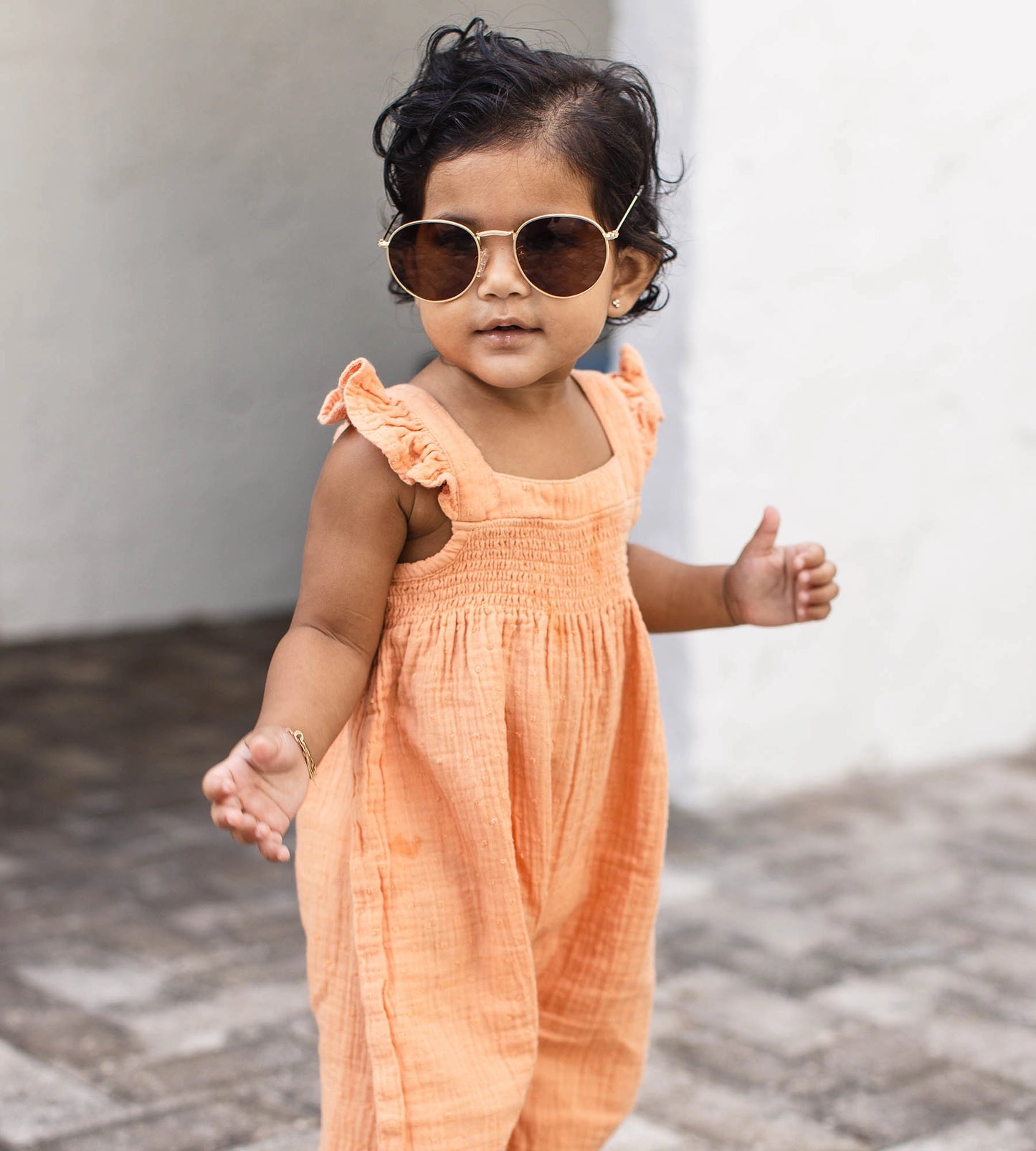 Dotted Muslin Jumpsuit