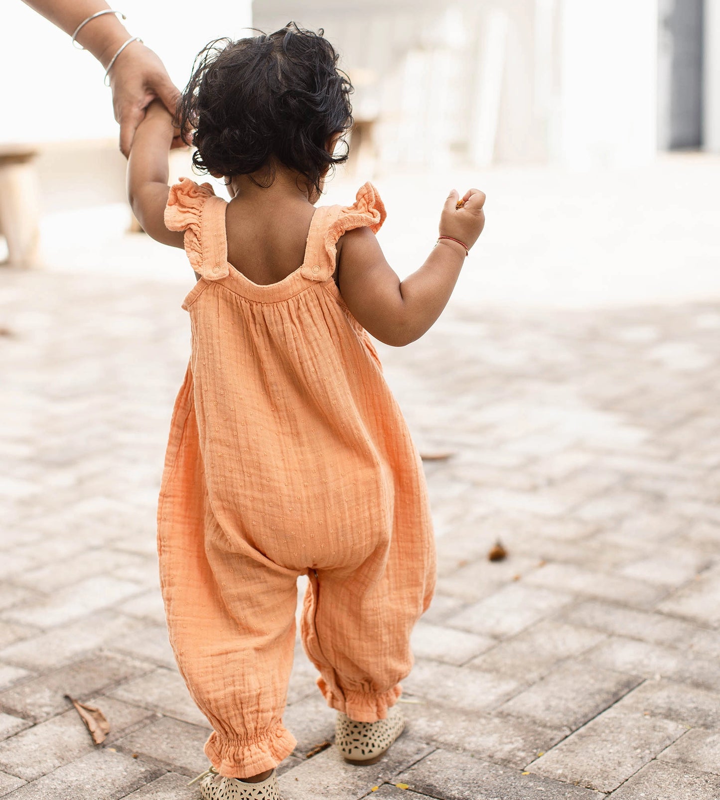 Dotted Muslin Jumpsuit