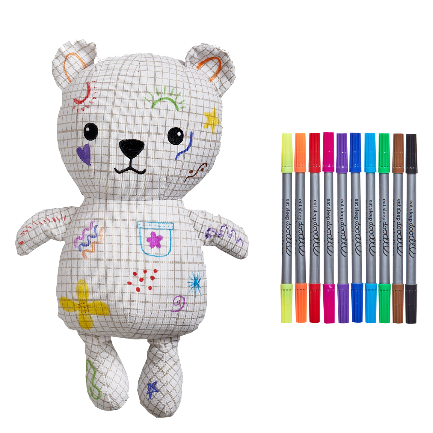 Color in & doodle Bear- Artie