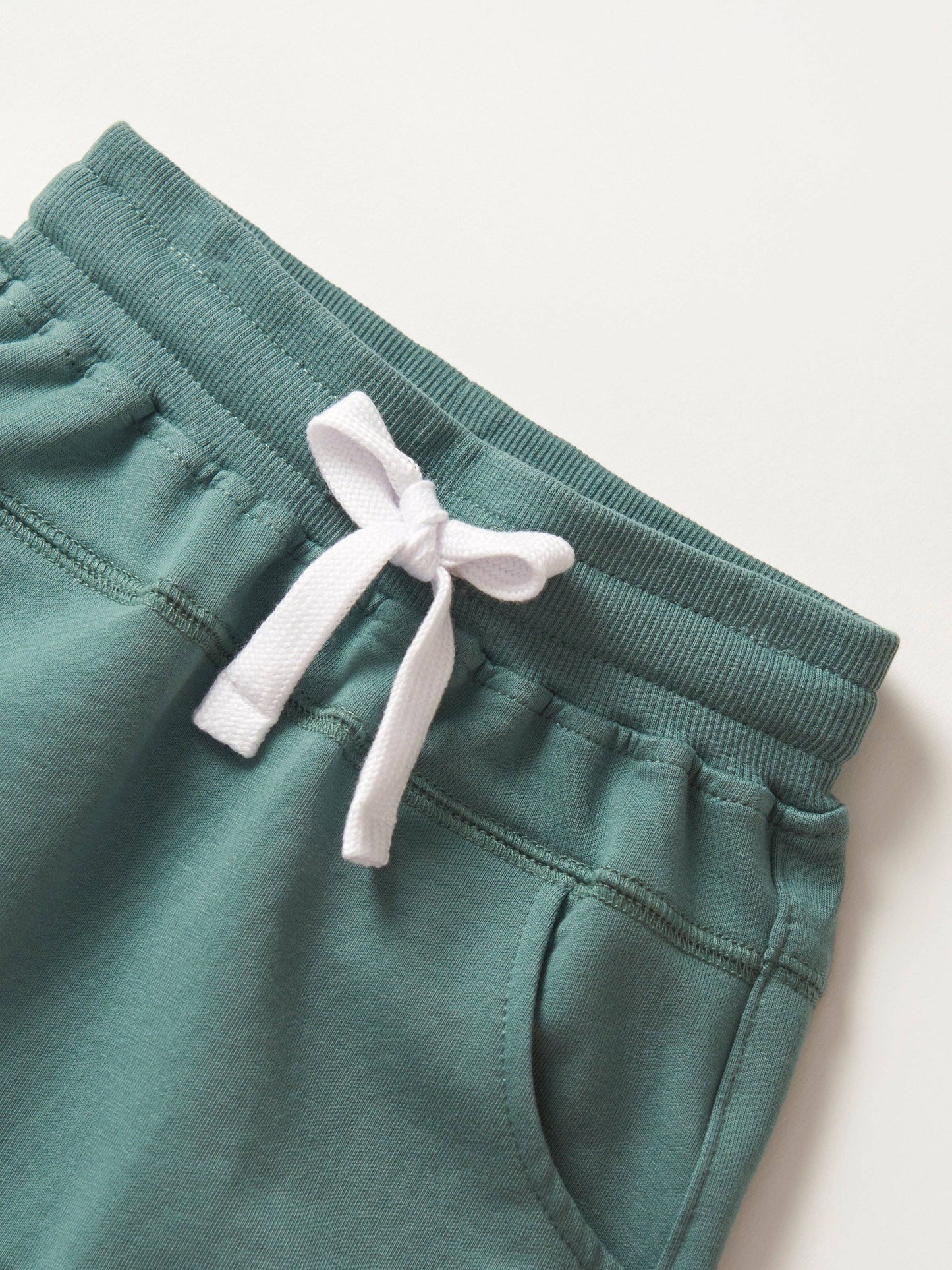 Raw Edge Harem Short - Teal