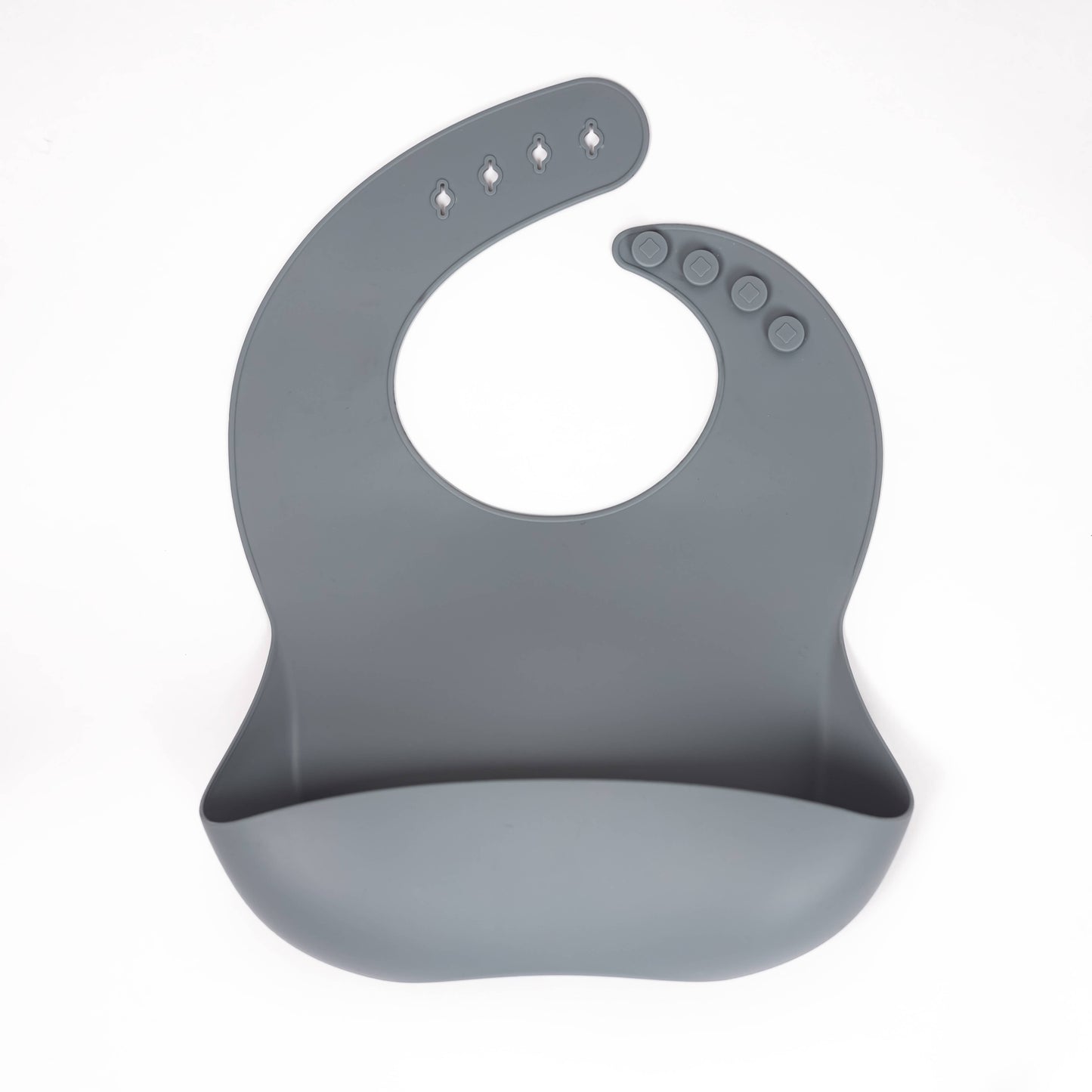 Pale Blue Silicone Bib