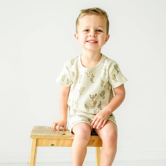 Cactus Tee and Shorties Set