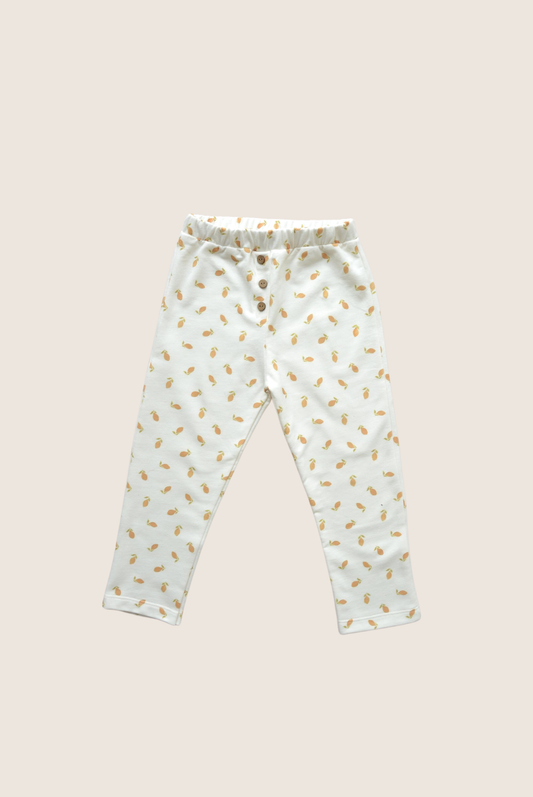 Baby/Kids pants with lemon pattern
