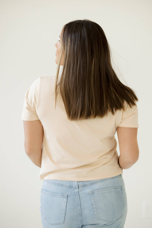 The Mom Crop, Basic Tee, Organic Tee, Basic Crop Top, Plus